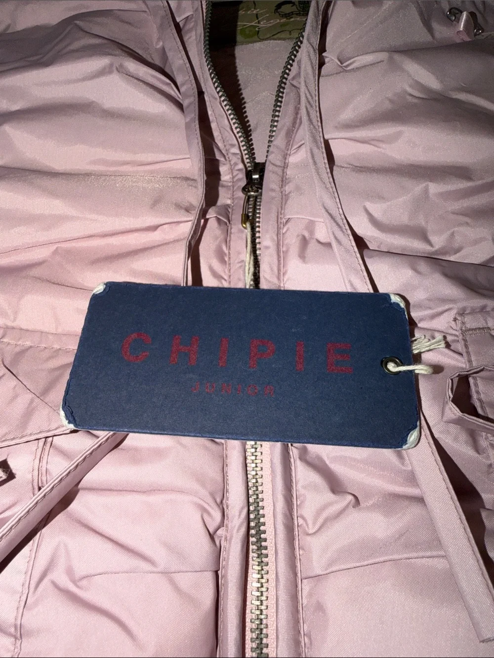 NWT Chipie Kids Pink Quilted Hooded Puffer Vest